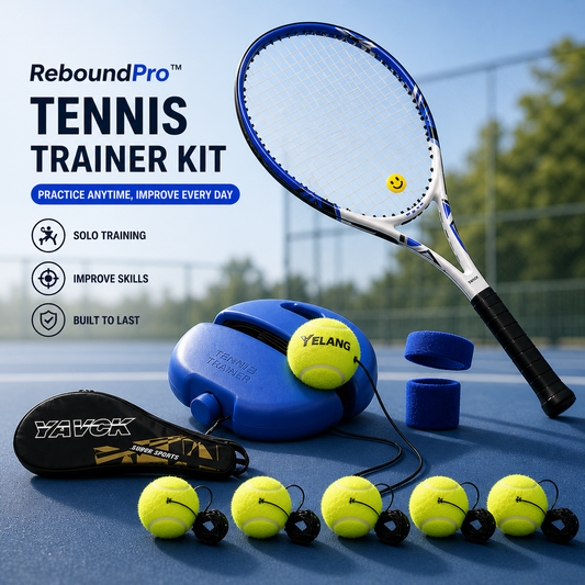 ReboundPro Tennis Training Kit - Equipment Set for Beginners
