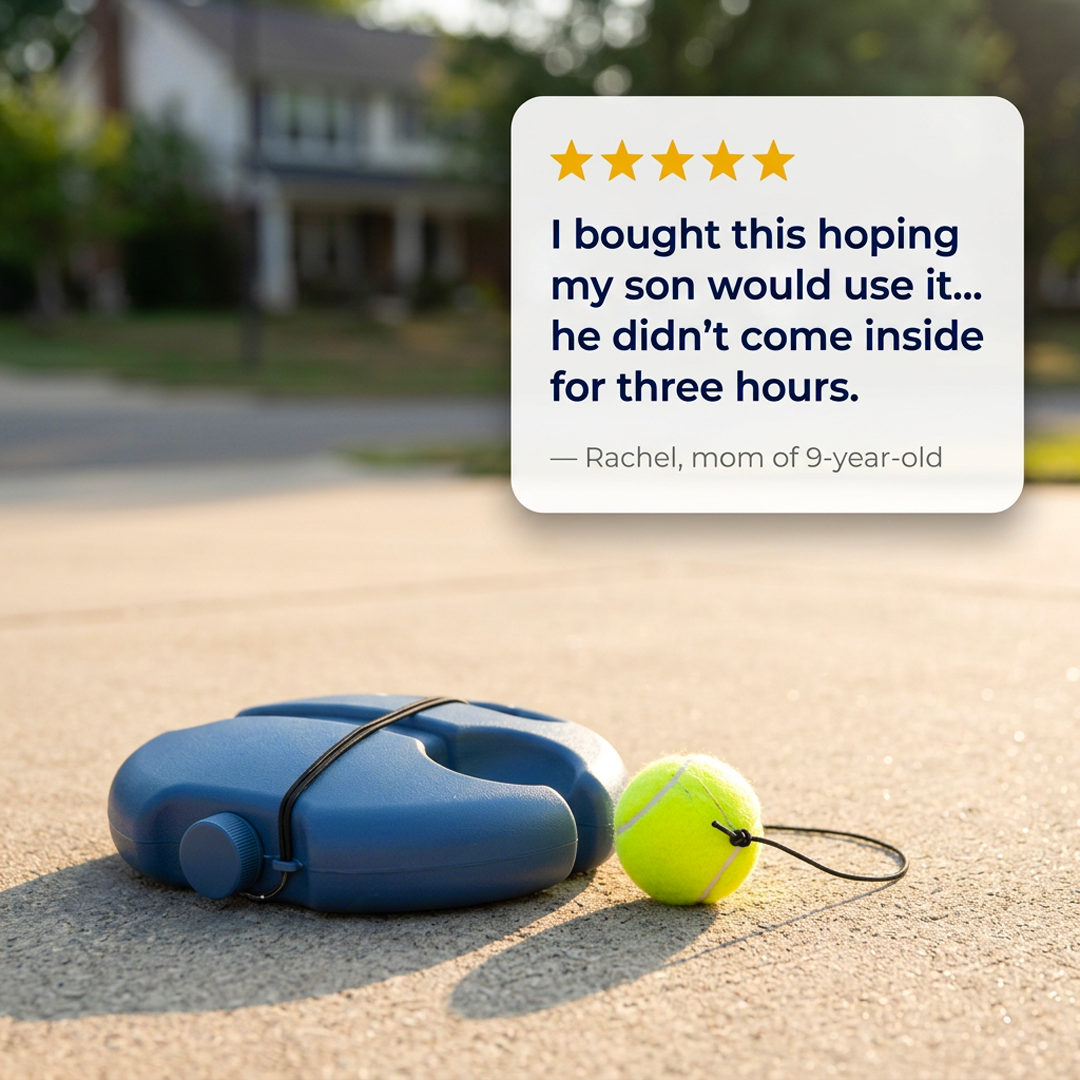 ReboundPro Tennis Training Kit - Equipment Set for Beginners