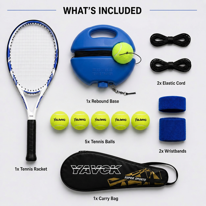 ReboundPro Tennis Training Kit - Equipment Set for Beginners
